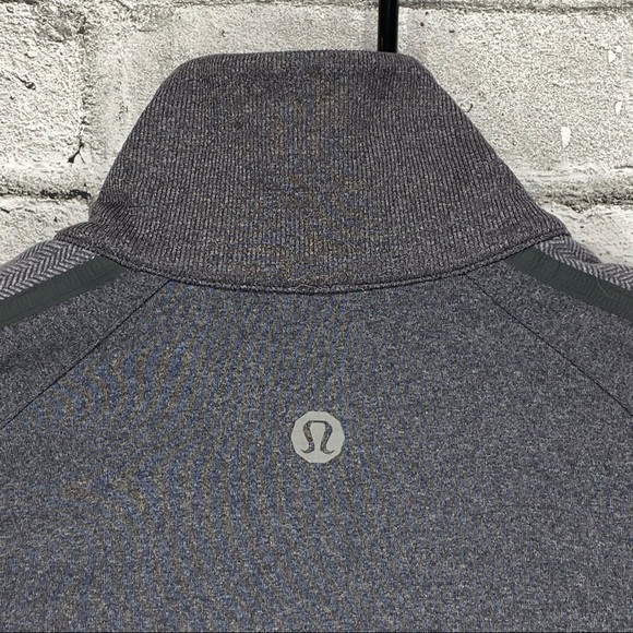 Lululemon Mens Size L Full Zip Gray Jacket - Picture 6 of 10